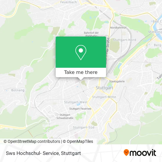 Карта Sws Hochschul- Service