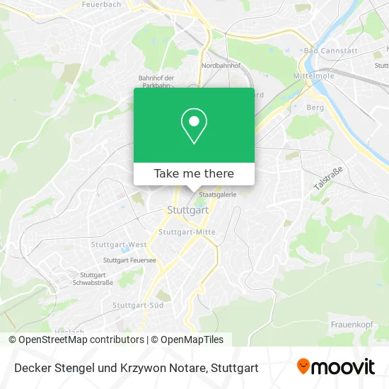 Карта Decker Stengel und Krzywon Notare