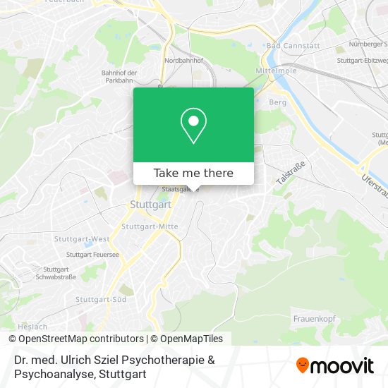 Dr. med. Ulrich Sziel Psychotherapie & Psychoanalyse map