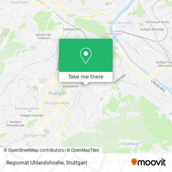 Карта Regiomat Uhlandshoehe
