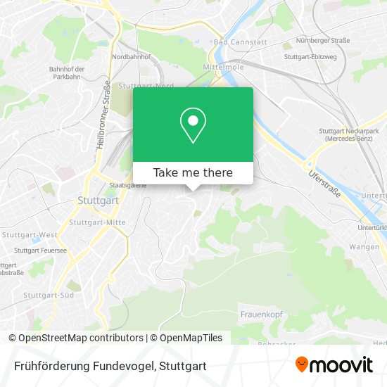 Frühförderung Fundevogel map