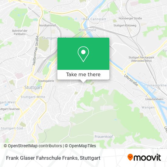 Frank Glaser Fahrschule Franks map