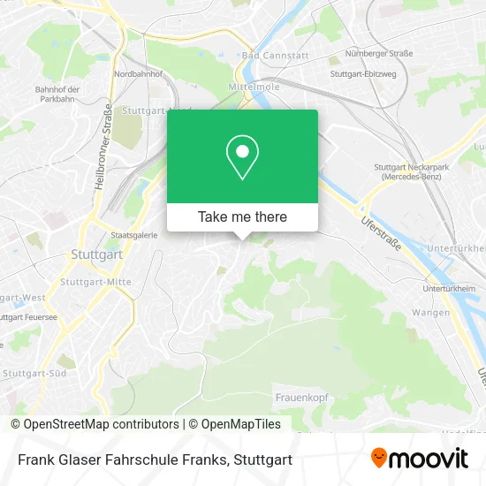 Карта Frank Glaser Fahrschule Franks