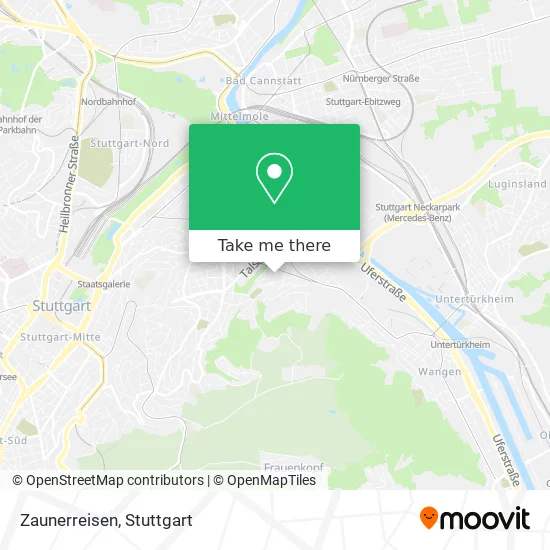 Карта Zaunerreisen