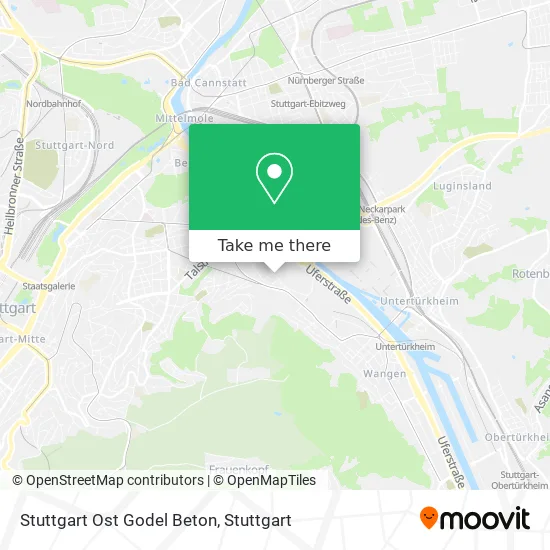Карта Stuttgart Ost Godel Beton