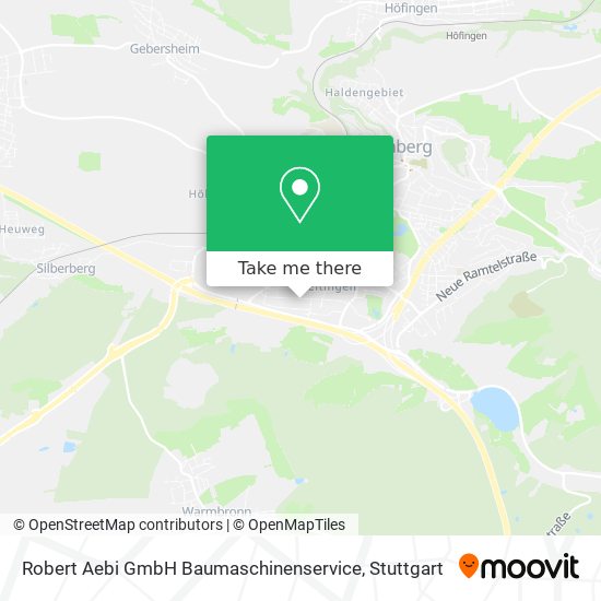 Карта Robert Aebi GmbH Baumaschinenservice