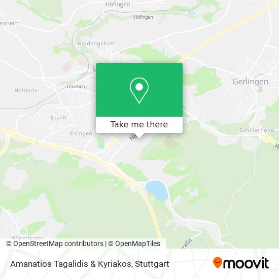 Amanatios Tagalidis & Kyriakos map