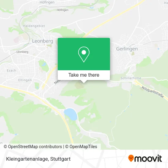 Карта Kleingartenanlage