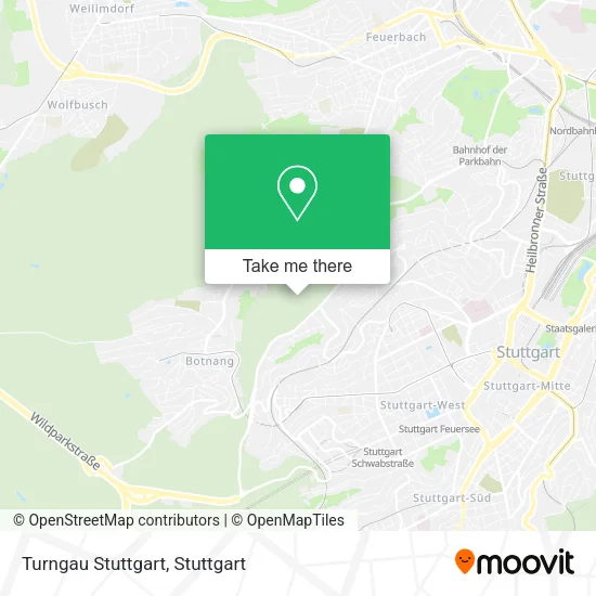 Turngau Stuttgart map