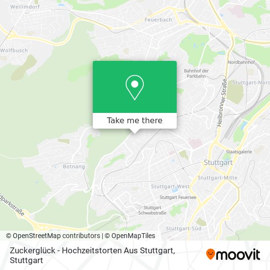 Zuckerglück - Hochzeitstorten Aus Stuttgart map