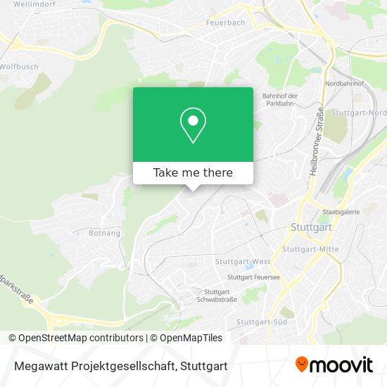 Карта Megawatt Projektgesellschaft