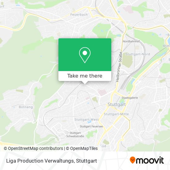 Liga Production Verwaltungs map