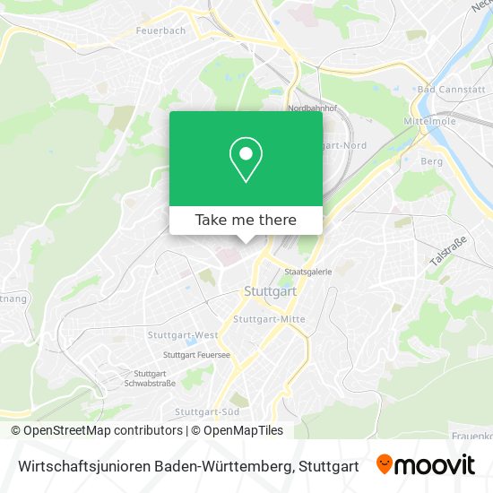 Wirtschaftsjunioren Baden-Württemberg map