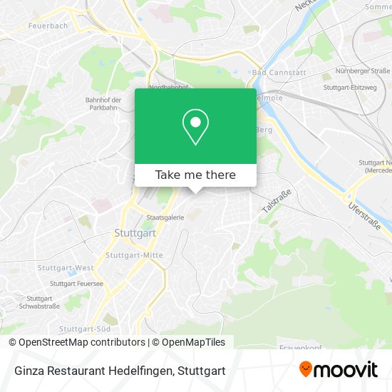 Ginza Restaurant Hedelfingen map