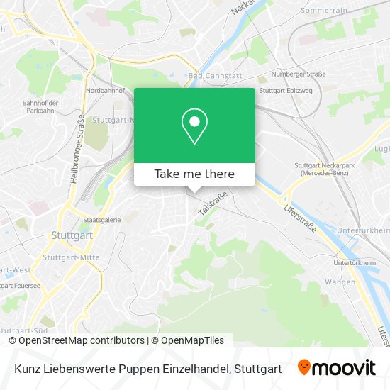 Карта Kunz Liebenswerte Puppen Einzelhandel