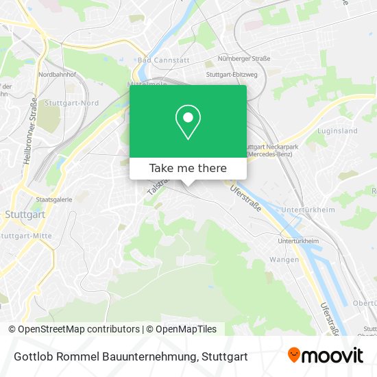 Gottlob Rommel Bauunternehmung map