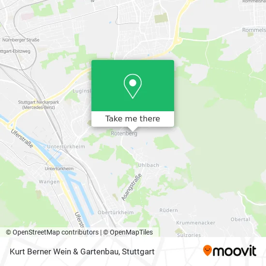 Карта Kurt Berner Wein & Gartenbau