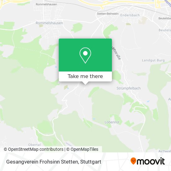 Карта Gesangverein Frohsinn Stetten