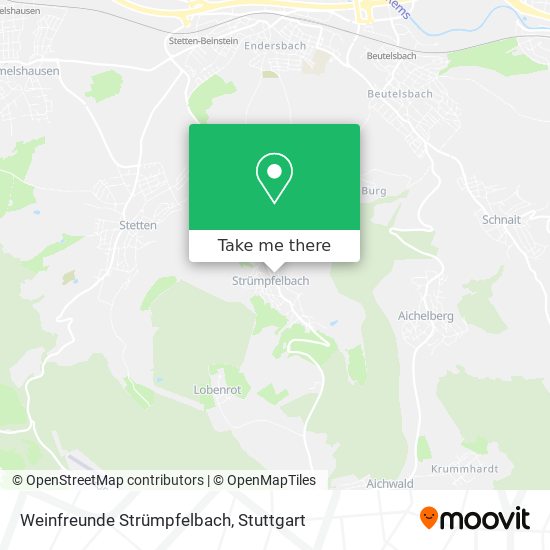 Weinfreunde Strümpfelbach map