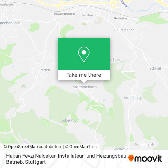 Карта Hakan-Fevzi Nalcakan Installateur- und Heizungsbau- Betrieb