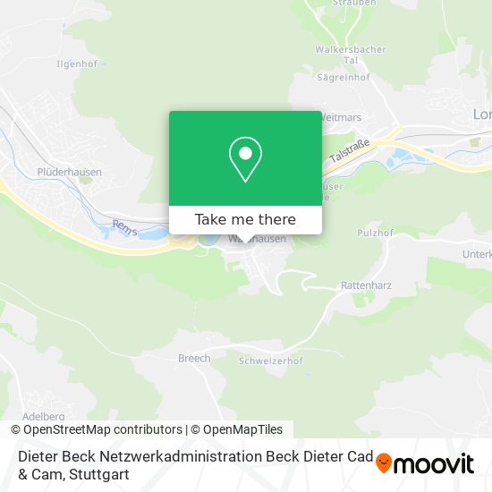 Dieter Beck Netzwerkadministration Beck Dieter Cad & Cam map