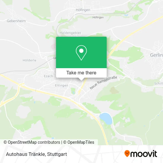 Карта Autohaus Tränkle