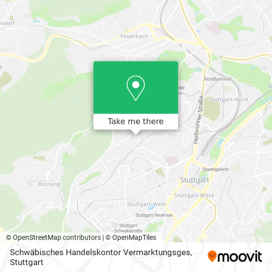 Карта Schwäbisches Handelskontor Vermarktungsges