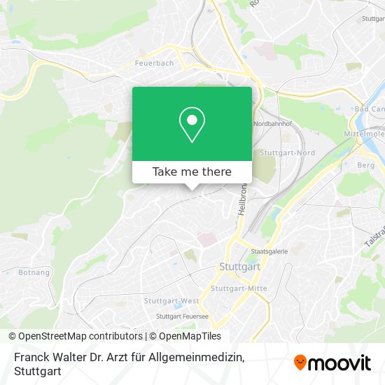 Franck Walter Dr. Arzt für Allgemeinmedizin map