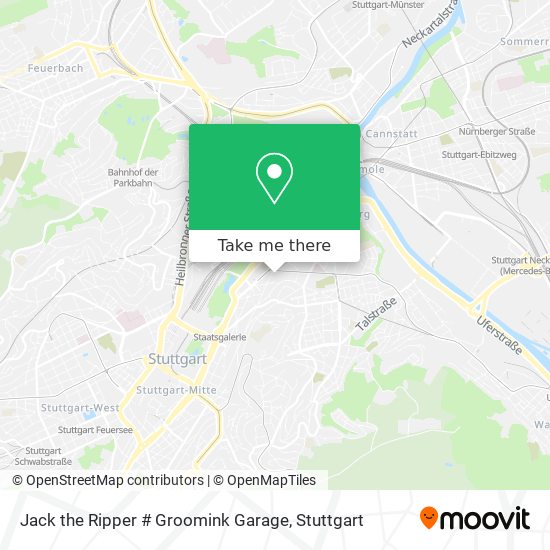 Jack the Ripper # Groomink Garage map