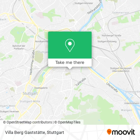 Карта Villa Berg Gaststätte