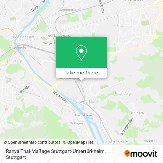 Ranya Thai-Maßage Stuttgart-Untertürkheim map