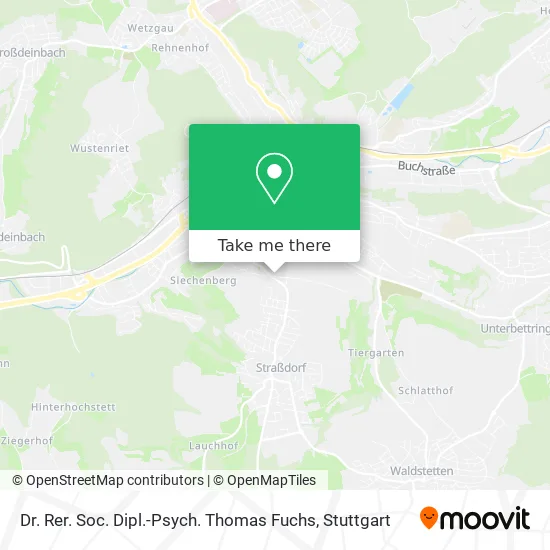 Карта Dr. Rer. Soc. Dipl.-Psych. Thomas Fuchs