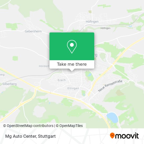 Mg Auto Center map