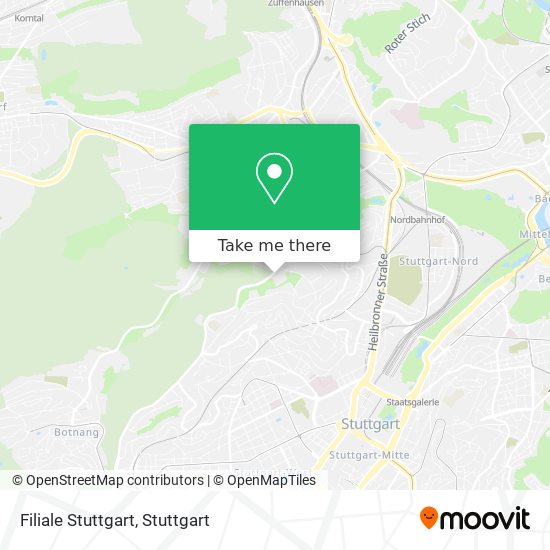 Filiale Stuttgart map