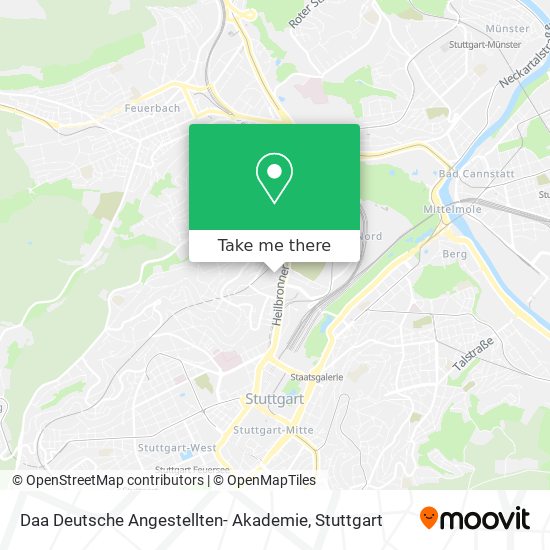 Daa Deutsche Angestellten- Akademie map