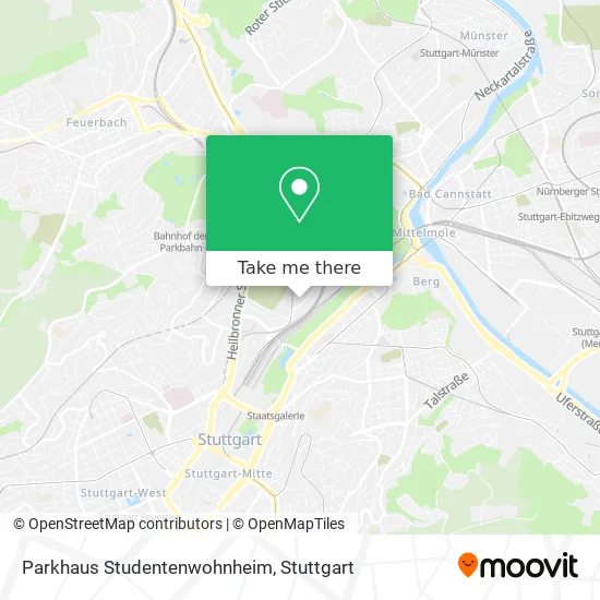 Карта Parkhaus Studentenwohnheim