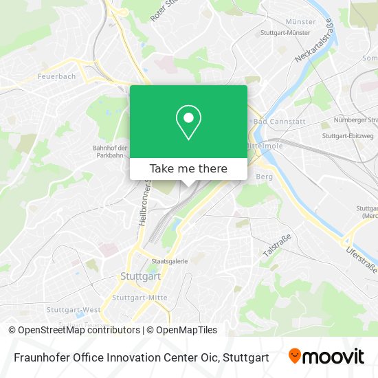 Fraunhofer Office Innovation Center Oic map