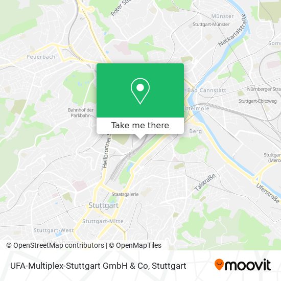 UFA-Multiplex-Stuttgart GmbH & Co map