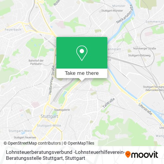 Lohnsteuerberatungsverbund -Lohnsteuerhilfeverein- Beratungsstelle Stuttgart map