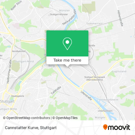 Карта Cannstatter Kurve