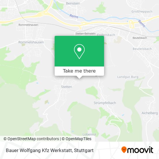 Карта Bauer Wolfgang Kfz Werkstatt