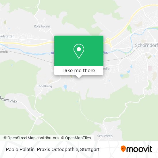 Paolo Palatini Praxis Osteopathie map