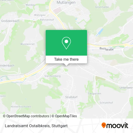 Карта Landratsamt Ostalbkreis