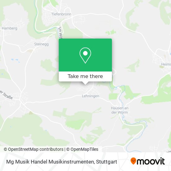 Mg Musik Handel Musikinstrumenten map