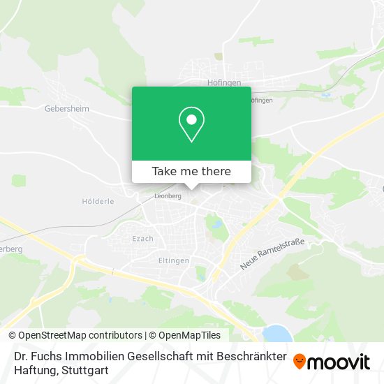 Dr. Fuchs Immobilien Gesellschaft mit Beschränkter Haftung map