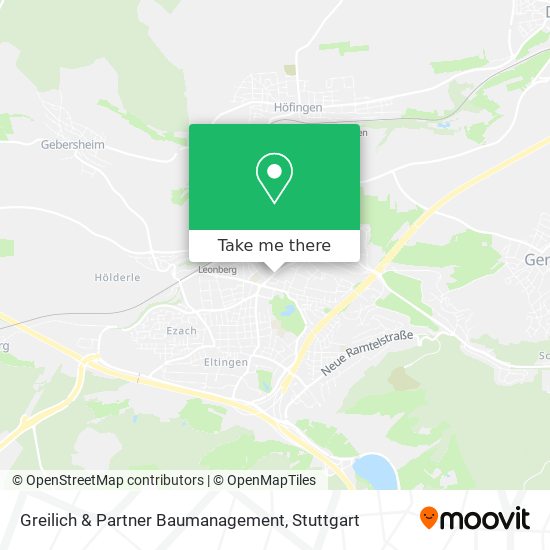 Greilich & Partner Baumanagement map