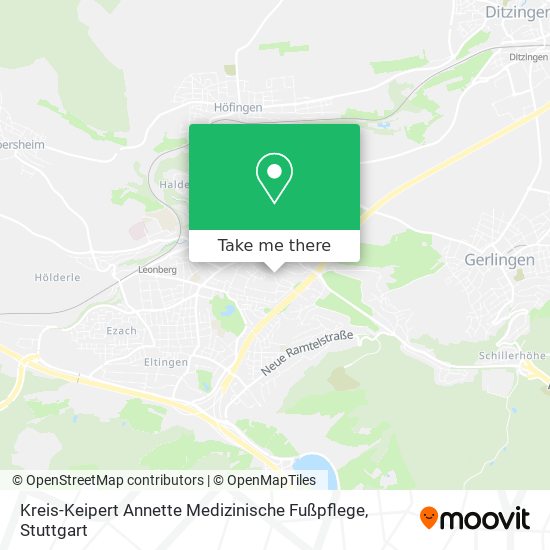 Kreis-Keipert Annette Medizinische Fußpflege map