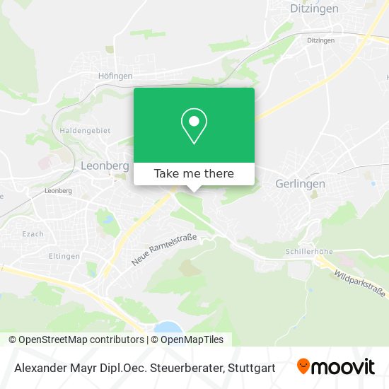 Alexander Mayr Dipl.Oec. Steuerberater map
