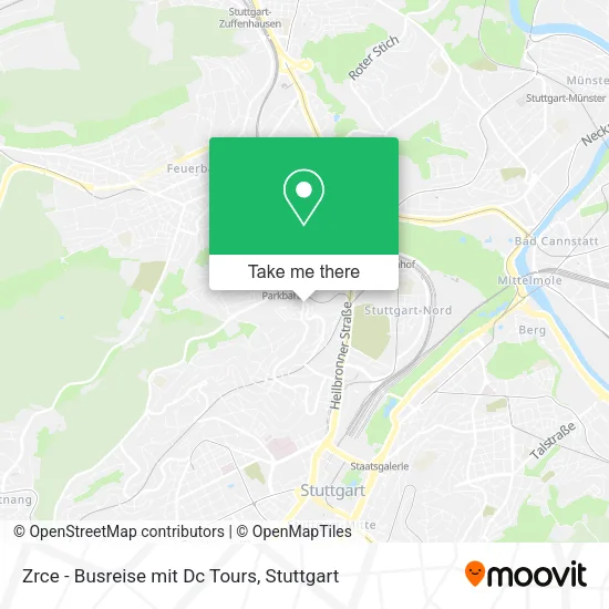 Карта Zrce - Busreise mit Dc Tours