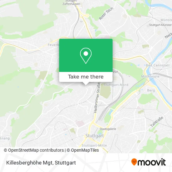 Карта Killesberghöhe Mgt